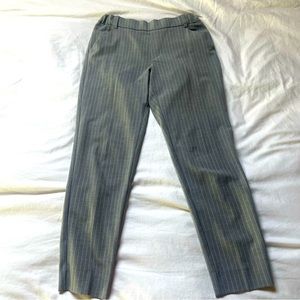 Zara: Trafaluc Collection Gray Slack Pants with Stripes in XS